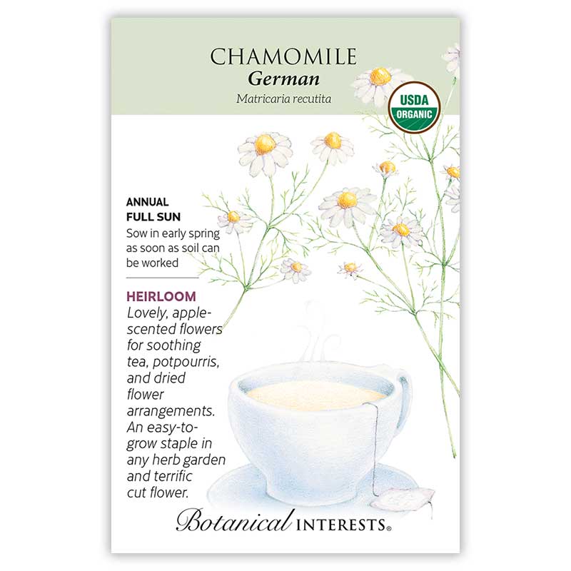 Botanical Interests, Inc. - Chamomile German Seeds - Southern Agriculture 