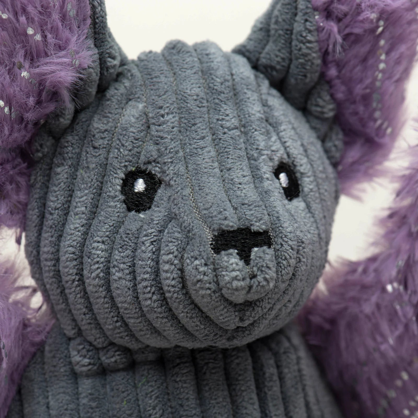 HuggleHounds - Boris Bat Corduroy & Glimmering Plush