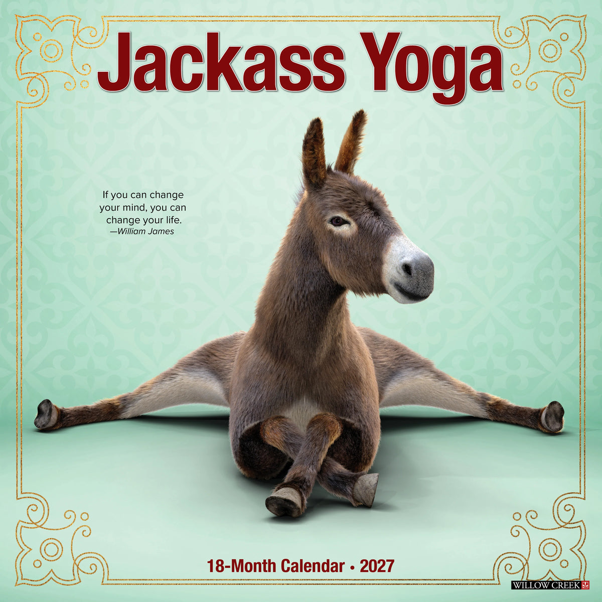 Willow Creek Press - 2027 Jackass Yoga Calendar