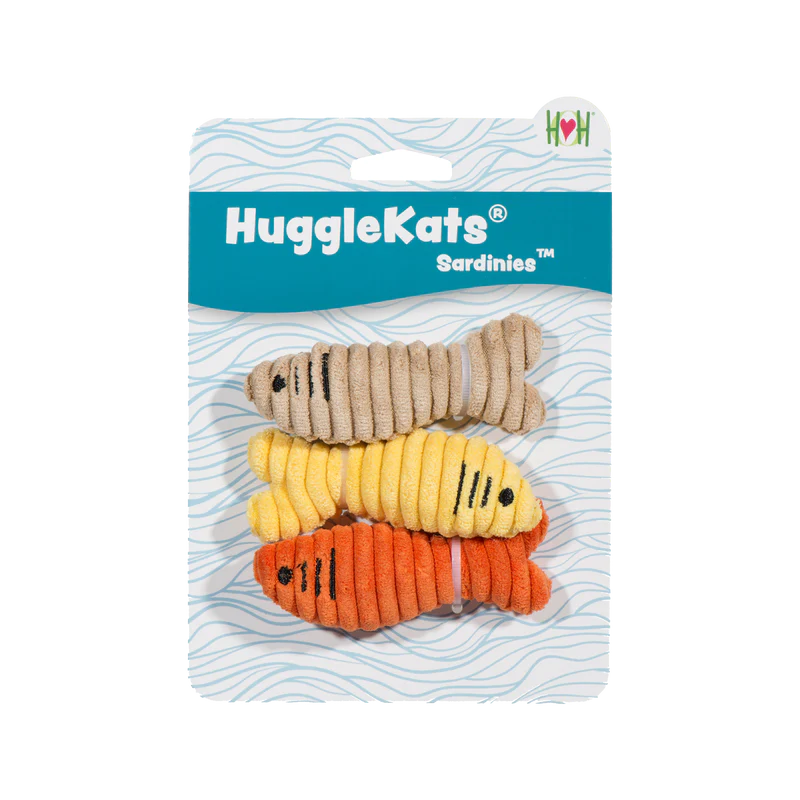 HuggleKats - Sardinies Corduroy Cat Toy