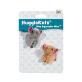 HuggleKats - Wee Squooshie Mice Plush With Pink Ears And Nose