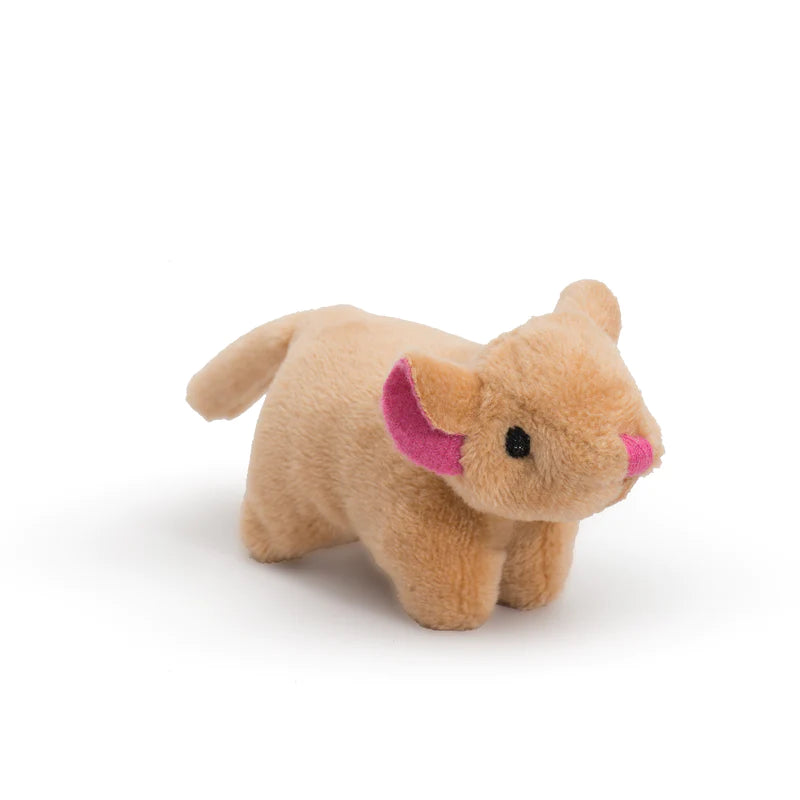 HuggleKats - Wee Squooshie Mice Plush With Pink Ears And Nose