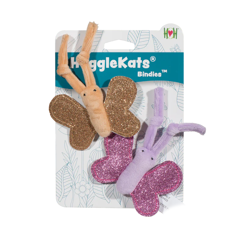 HuggleKats - Bindies Butterflies Plush Cat Toy