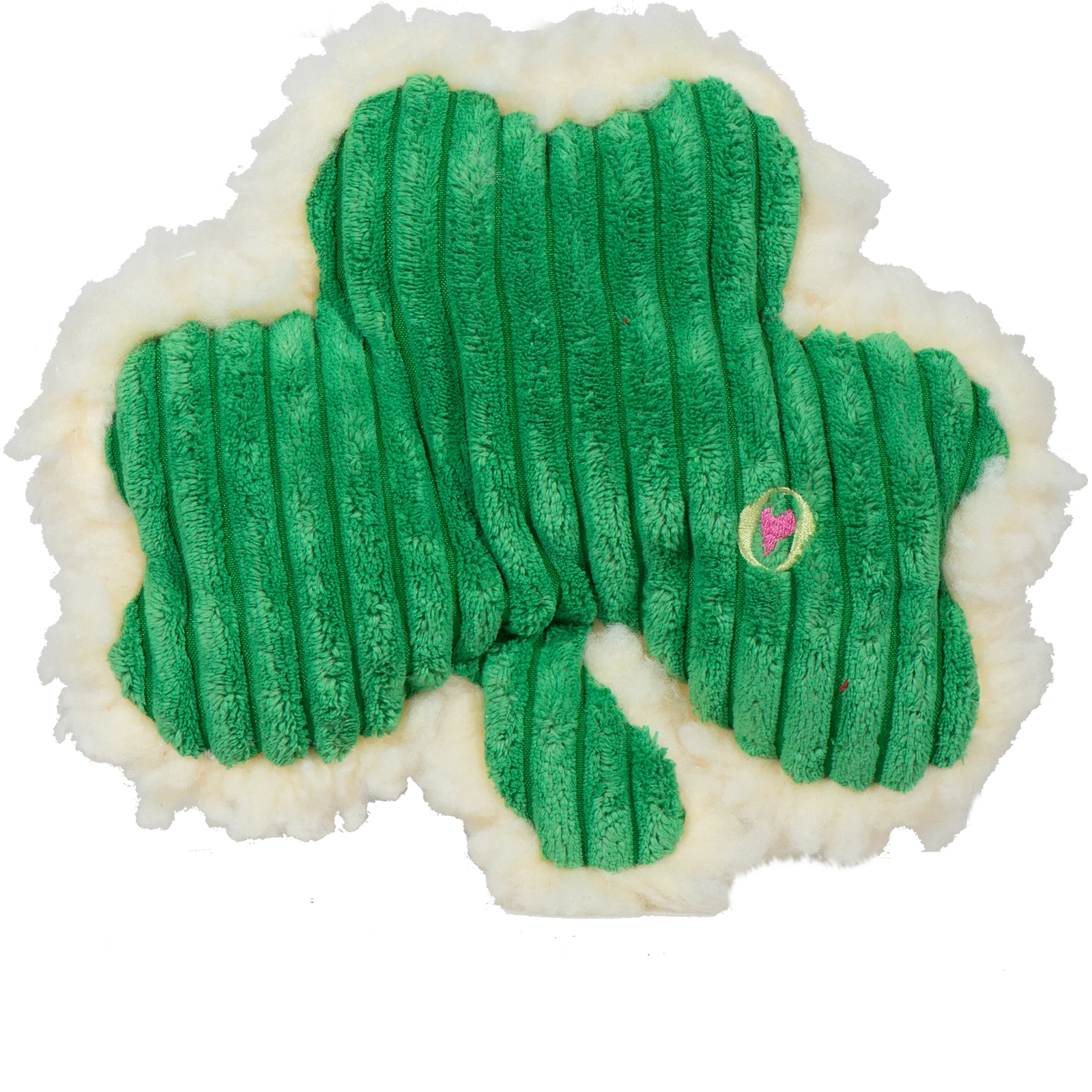 HuggleHounds - Shamrock Hugglefleece & Corduroy Dog Toy