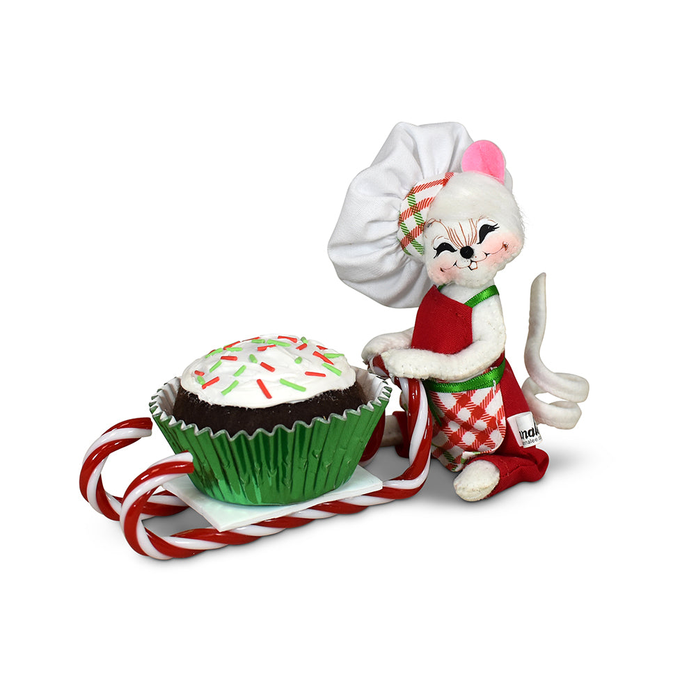 Annalee Dolls -  Cupcake Chef Mouse 5"