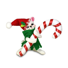 Annalee Dolls - Jubilee Candy Cane Mouse 5"
