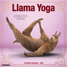 Willow Creek Press - 2027 Llama Yoga Calendar