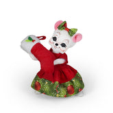 Annalee Dolls -  Yuletide Stocking Mouse 6"
