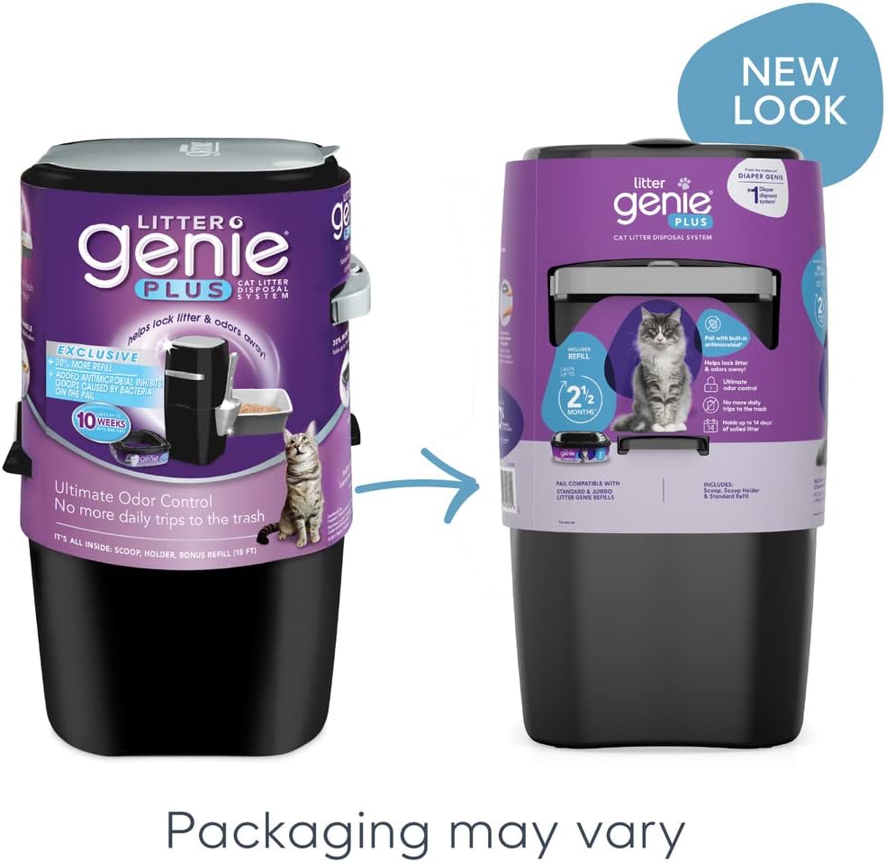 Litter Genie - Litter Genie Plus Cat Litter Disposal System/Refill/Scoop