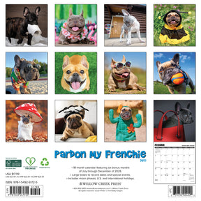 Willow Creek Press - 2027 Pardon My Frenchie Calendar