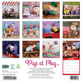 Willow Creek Press - 2027 Pigs At Play Calendar