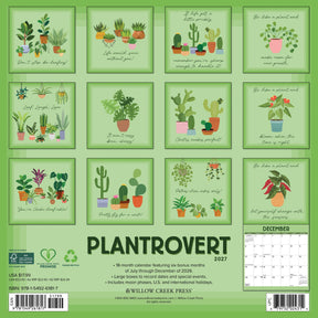 Willow Creek Press - 2027 Plantrovert Calendar