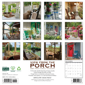 Willow Creek Press - 2027 Porch View Calendar