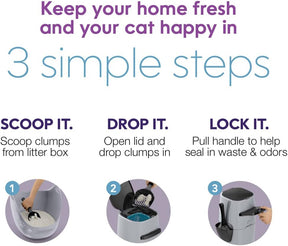 Litter Genie - Litter Genie Plus Cat Litter Disposal System/Refill/Scoop