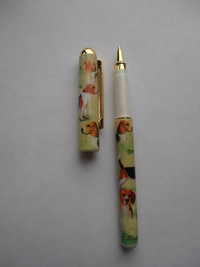 Best Friends By Ruth Maystead - Dog Roller Ink Pen by Ruth Maystead