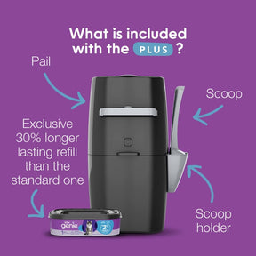 Litter Genie - Litter Genie Plus Cat Litter Disposal System/Refill/Scoop