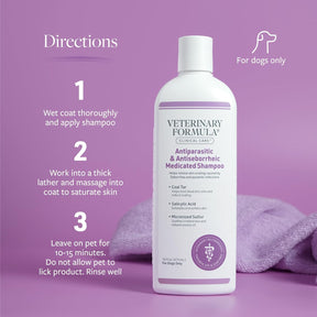 Synergy Labs - Veterinary Formula Antiparasitic & Antiseborrheic Medicated Shampoo - Southern Agriculture 