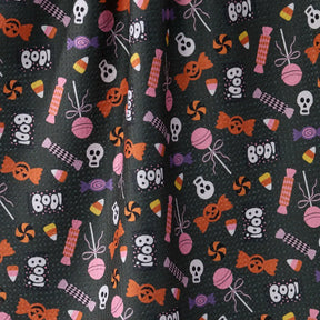 Geometry - Tea Towel Spooky Sweets Black