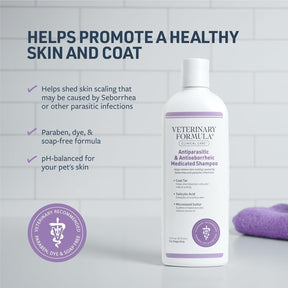 Synergy Labs - Veterinary Formula Antiparasitic & Antiseborrheic Medicated Shampoo - Southern Agriculture 