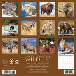 Willow Creek Press - 2027 Rocky Mountain Wildlife Calendar