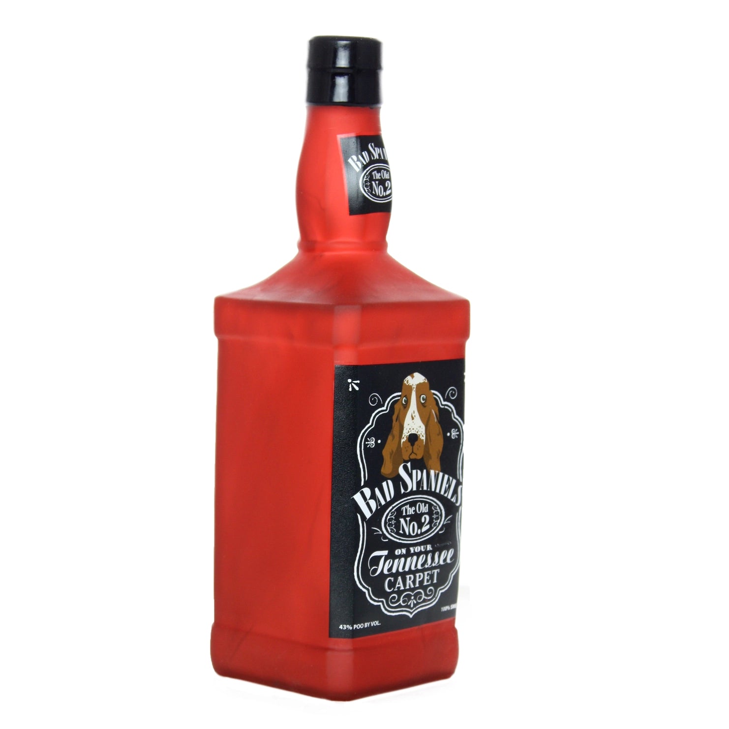 Tuffy Dog Toys - Silly Squeaker Liquor Bottle Bad Spaniels Squeaky Dog Toy