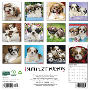 Willow Creek Press - 2027 Shih Tzu Puppies Calendar