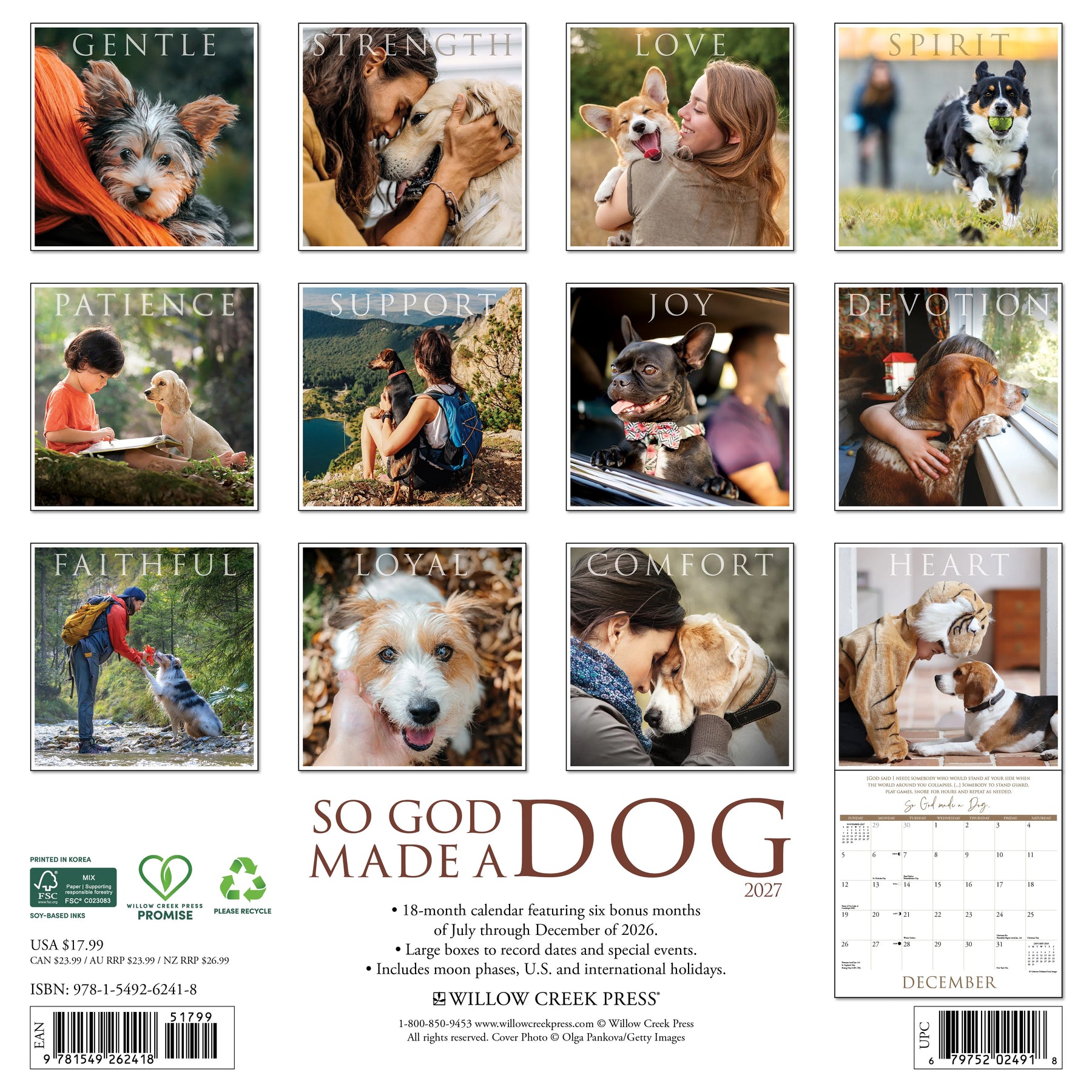 Willow Creek Press - 2027 So God Made A Dog Calendar