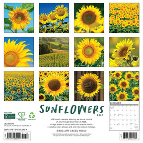 Willow Creek Press - 2027 Sunflowers Calendar