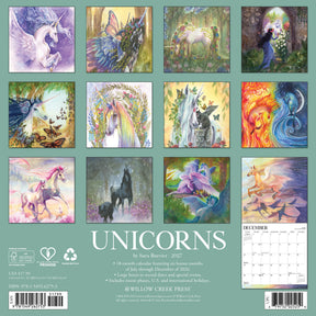Willow Creek Press - 2027 Unicorns By Sarah Burrier Calendar