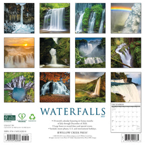 Willow Creek Press - 2027 Waterfalls Calendar