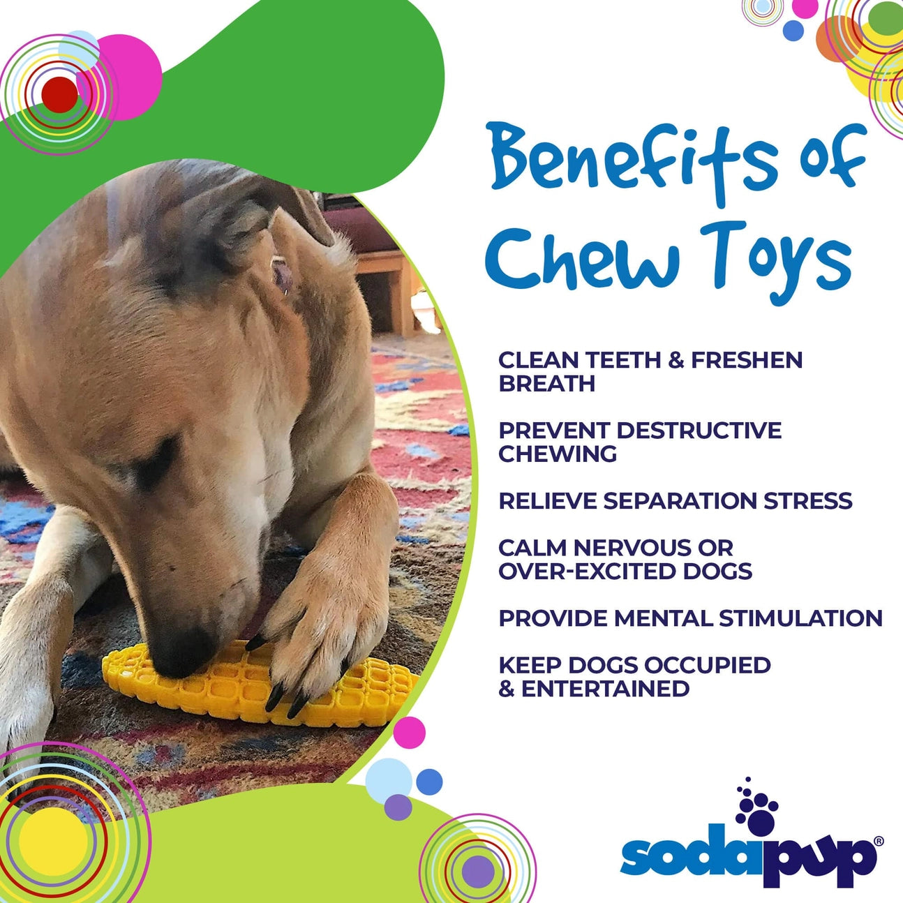 SodaPup - Corn on the Cob Power Chewer	Dog Toy - Southern Agriculture 