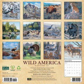 Willow Creek Press - 2027 Wild America Calendar