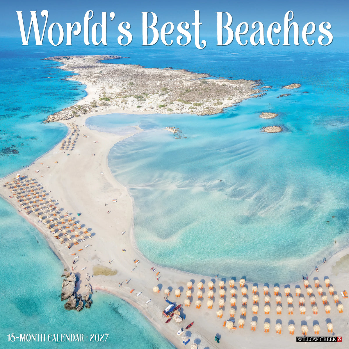 Willow Creek Press - 2027 World's Best Beaches Calendar