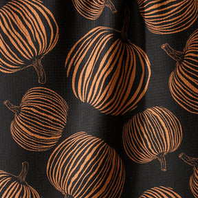 Geometry - Tea Towel Pumpkin Noir