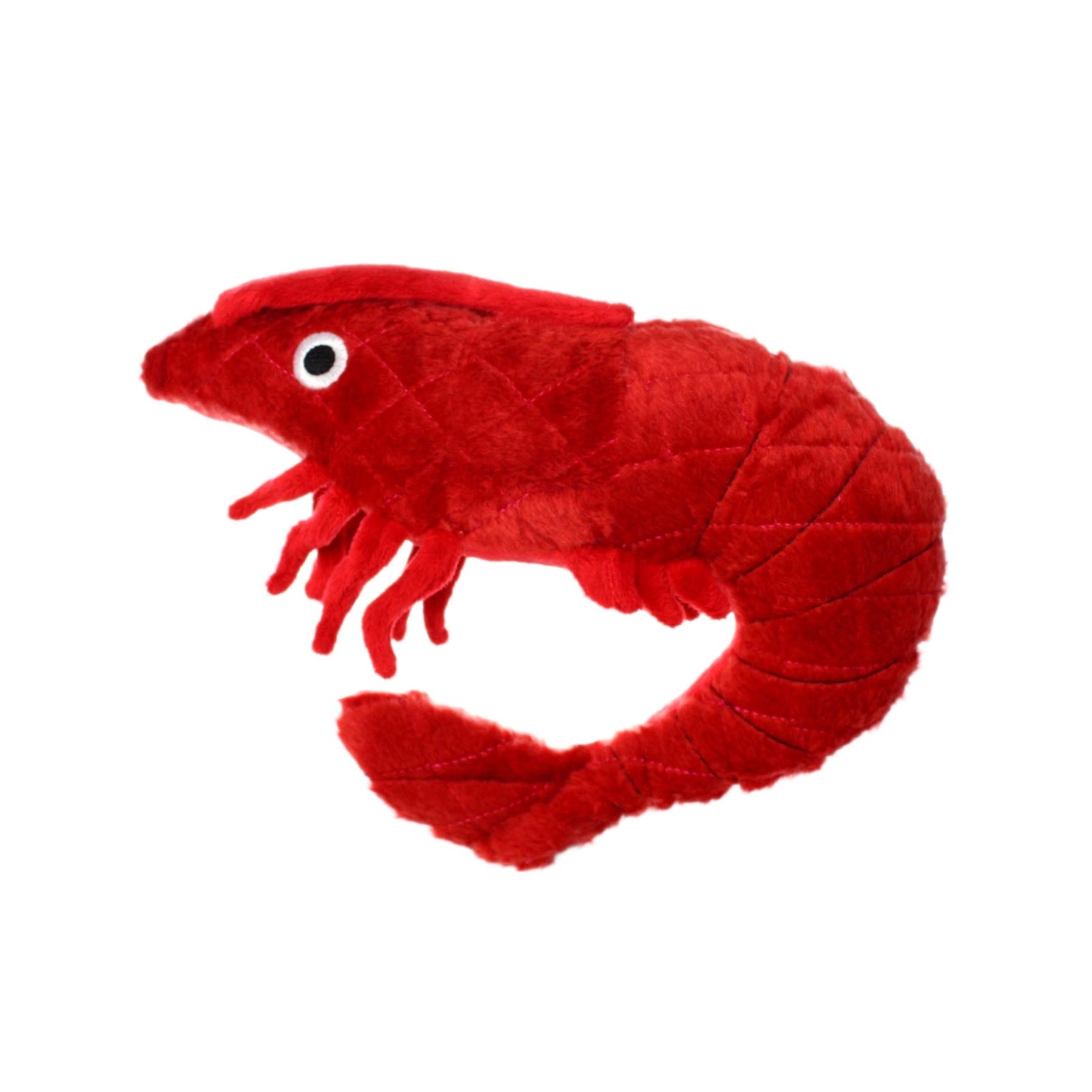 Tuffy Dog Toys - Mighty Ocean Prawn Plush Squeaky Durable Toy