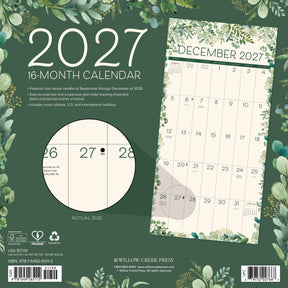 Willow Creek Press - 2027 Botanical Calendar