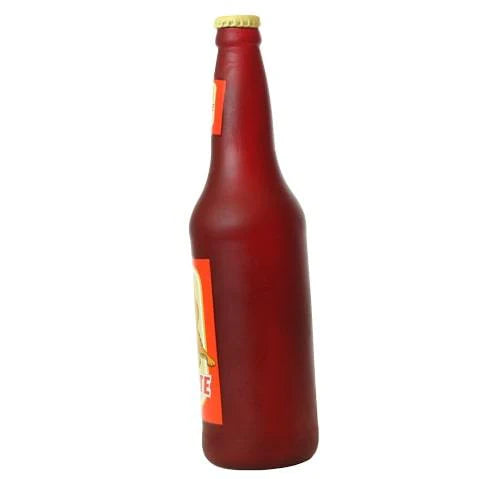 Tuffy Dog Toys - Beer Bottle Lickate Silly Squeaker Dog Toy