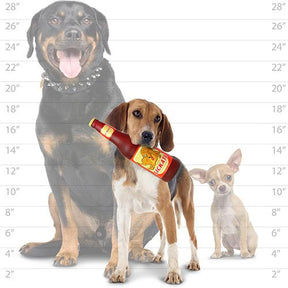 Tuffy Dog Toys - Beer Bottle Lickate Silly Squeaker Dog Toy