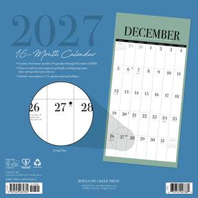 Willow Creek Press - 2027 Modern Minimalist Calendar