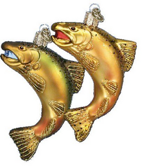Old World Christmas - Chinook Salmon Ornament Assorted