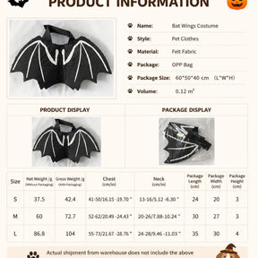 PawPaw Wholesale - Halloween Costume Bat Wings