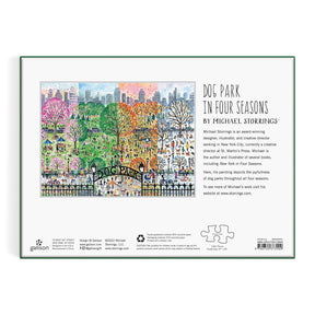 Chronicle-Hachette Book - Puzzle Michael Storrings Dog Park in Four Seasons