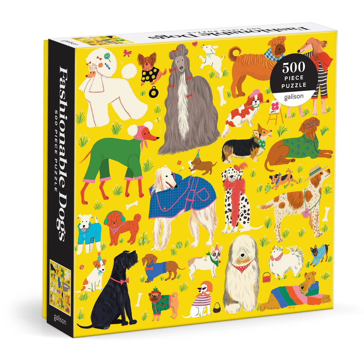 Chronicle-Hachette Book - Puzzle Fashionable Dogs