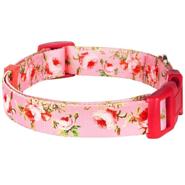 Blueberry Pet - Rose Baby Pink | Petal Paws Floral Dog Collar