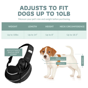 Katziela - Pet Carrier Expandable Sling for Small Dogs & Cats