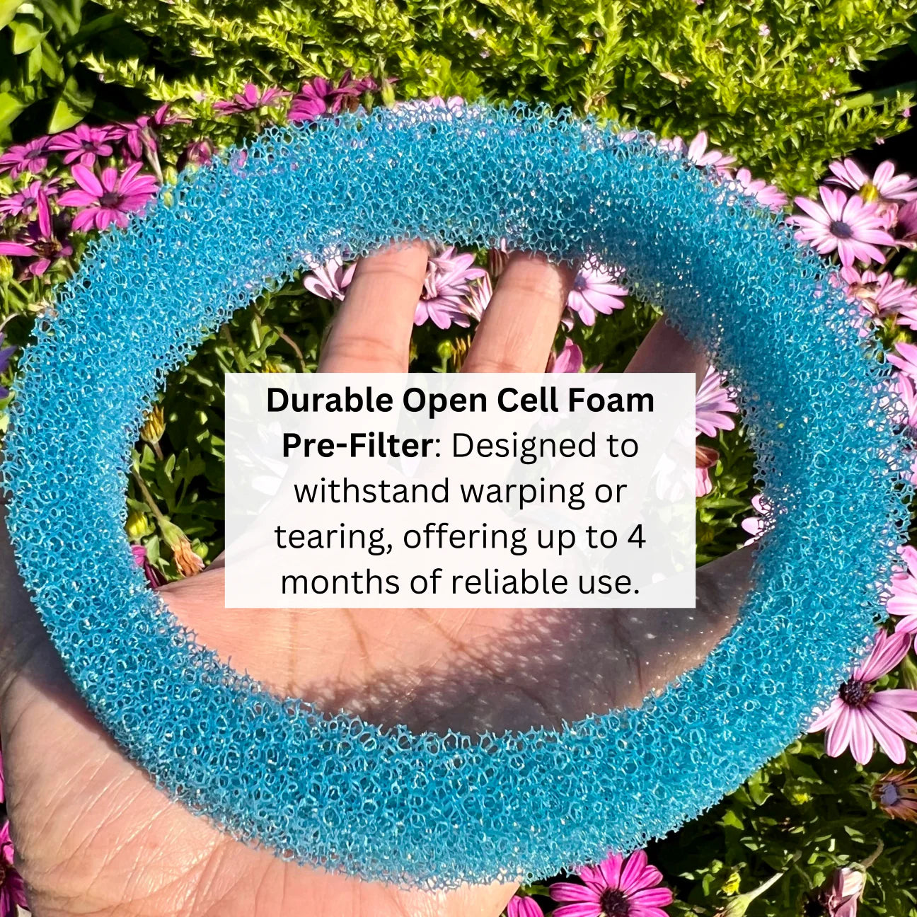 Quackups - Replacement Foam Pre-Filters for Bubbler Bird Bath