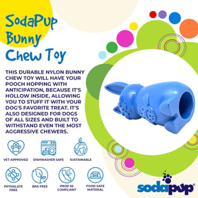 SodaPup - Bunny Chew Toy & Treat Dispenser for Dog