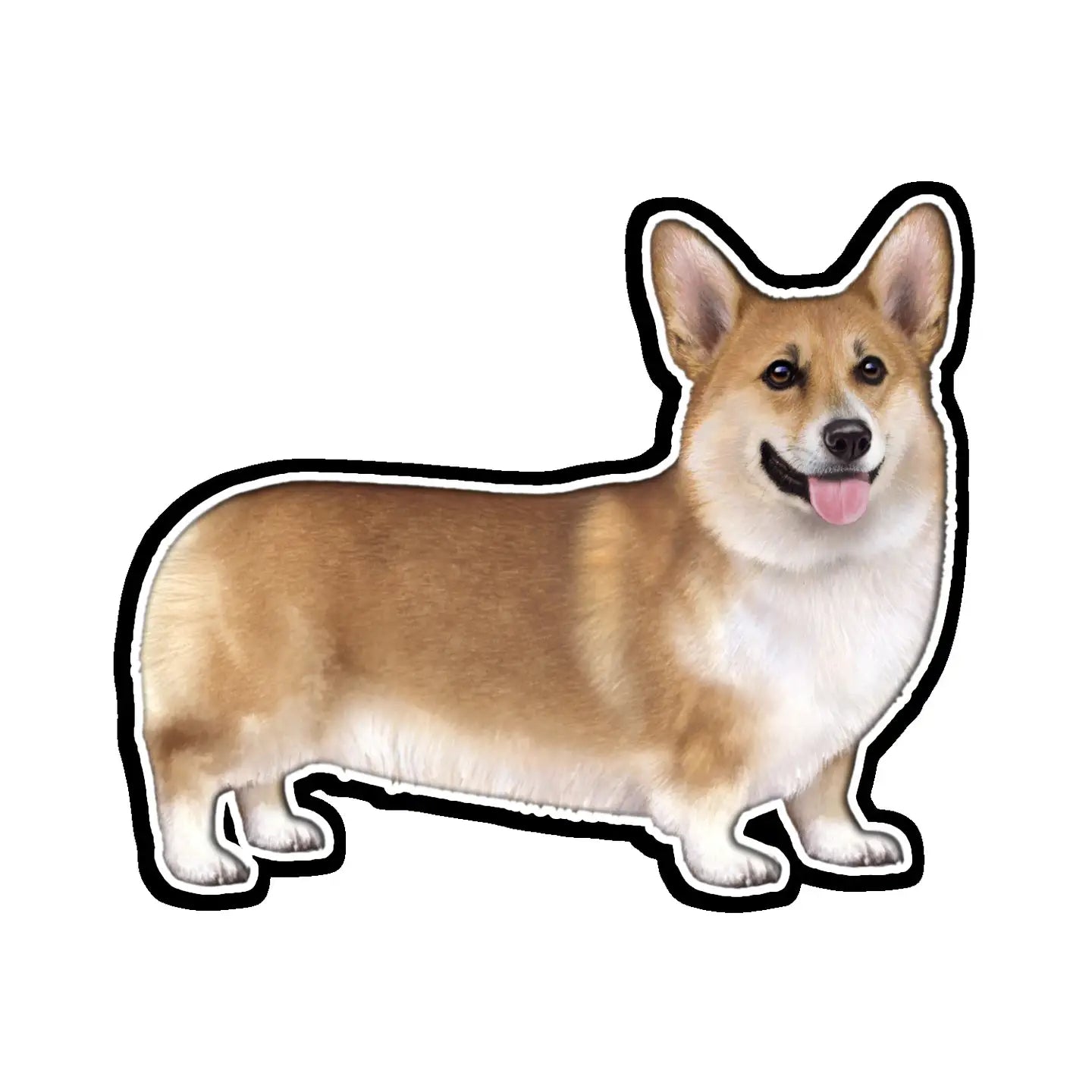 E & S Imports - Vinyl Sticker Dog Breeds