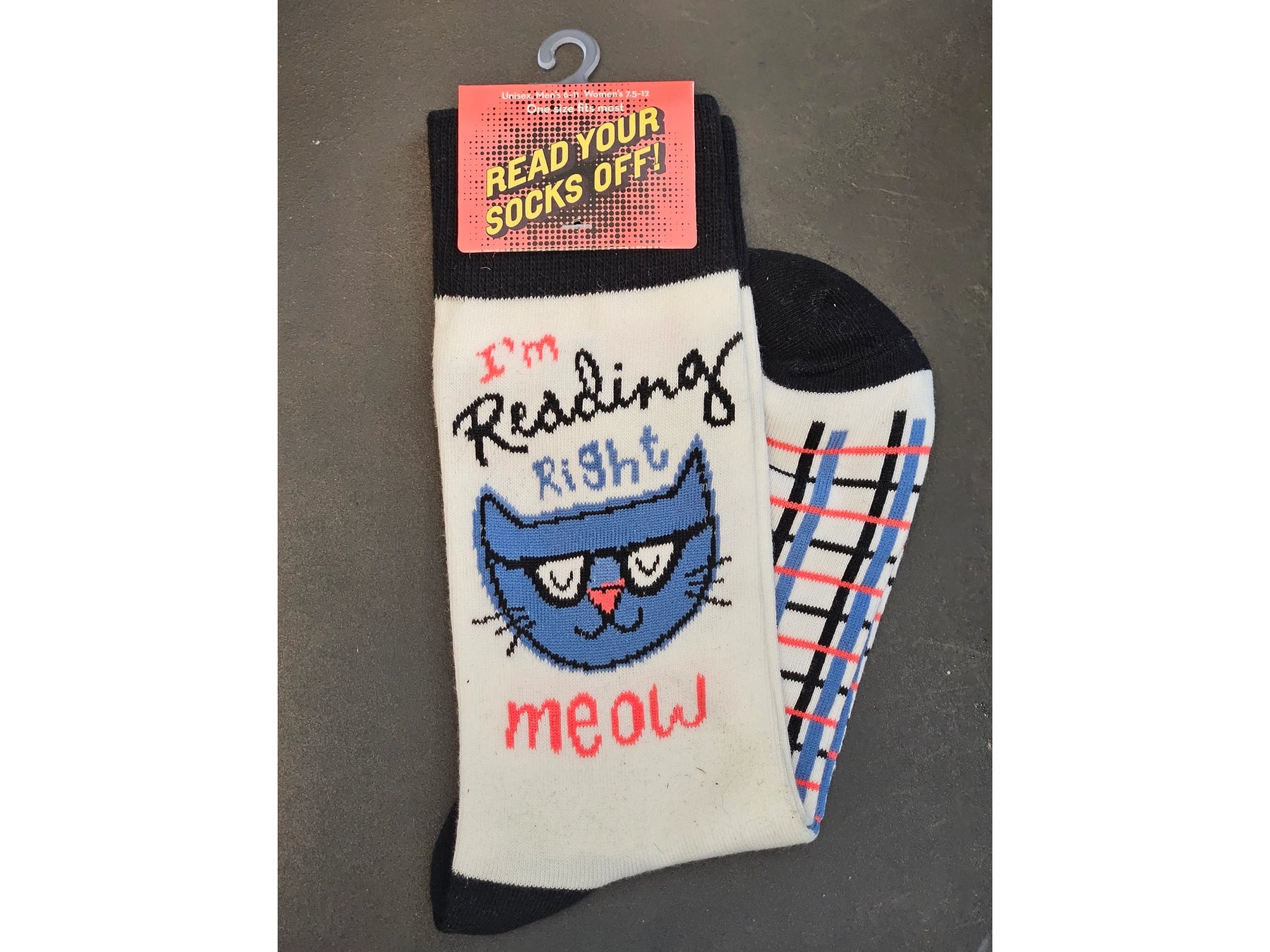 Gibbs Smith - Socks I'm Reading Right Meow