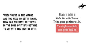 Gibbs Smith - Cowboys Guide to Life Book